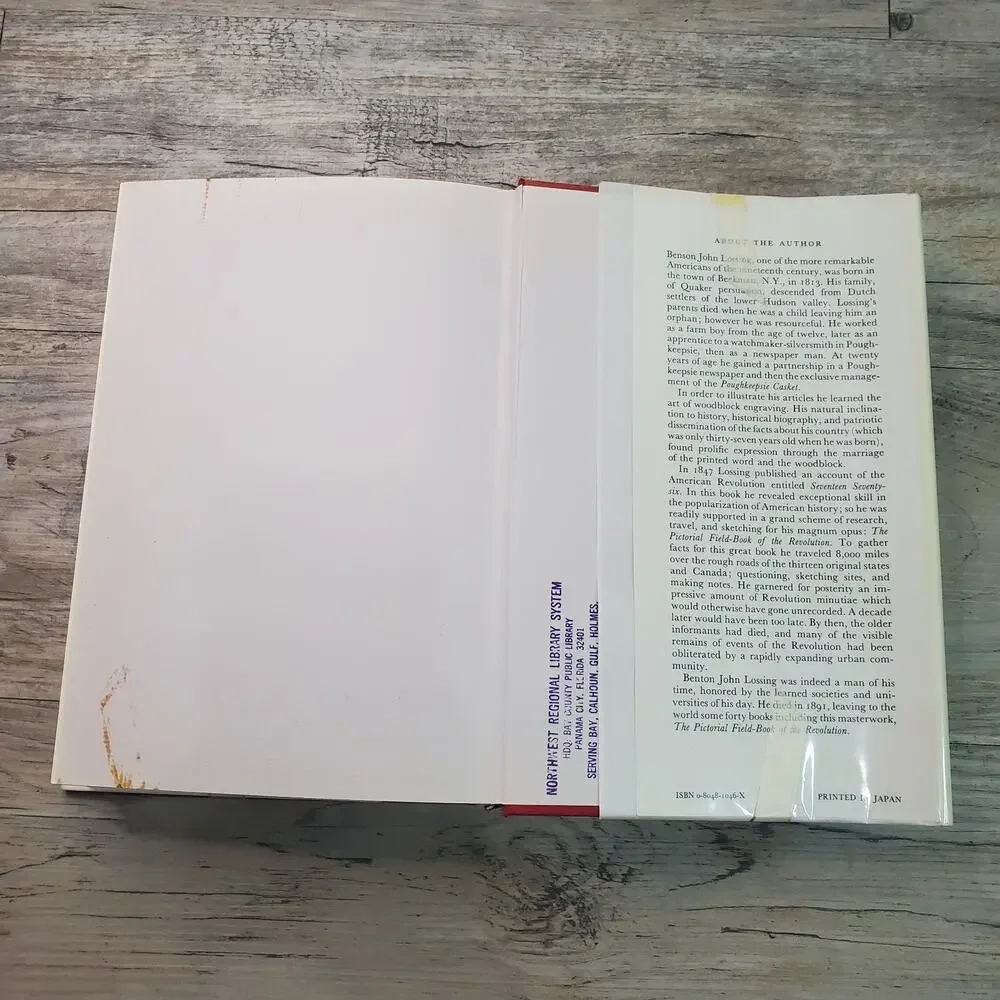 Benson Lossing Pictorial Field-Book Revolution Vol 2 Only 1972 Tuttle DAMAGED